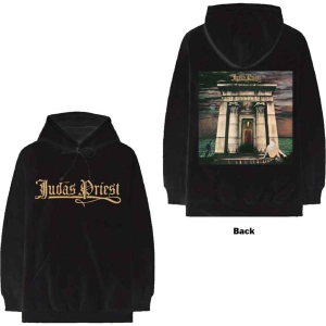 Judas Priest - Sin After Sin Logo & Cover Bl Hoodie i gruppen MERCHANDISE / Hoodies / Hårdrock hos Bengans Skivbutik AB (5552909r)