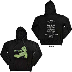 Korn - Issues Tracklist Uni Bl Hoodie i gruppen MERCHANDISE / Hoodies / Hårdrock hos Bengans Skivbutik AB (5552923r)