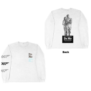 James Bond - Dr No Uni Wht Longsleeve  i gruppen MERCHANDISE / T-shirt / Film-Musikal hos Bengans Skivbutik AB (5552962r)