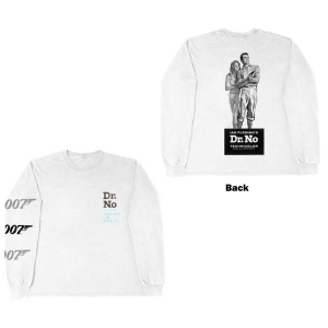 James Bond - Dr No Uni Wht Longsleeve i gruppen MERCHANDISE / T-shirt / Film-Musikal hos Bengans Skivbutik AB (5552962r)