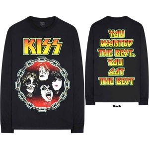 Kiss - You Wanted The Best Bl Longsleeve i gruppen MERCHANDISE / T-shirt / Hårdrock hos Bengans Skivbutik AB (5552970r)