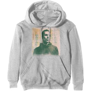 Liam Gallagher - Album Cover Uni Off Wht Hoodie i gruppen MERCHANDISE / Hoodies / Pop-Rock hos Bengans Skivbutik AB (5553197r)