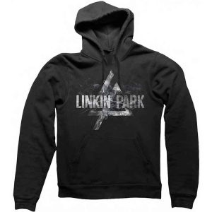 Linkin Park - Smoke Logo Uni Bl Hoodie i gruppen MERCHANDISE / Hoodies / Hårdrock hos Bengans Skivbutik AB (5553203r)