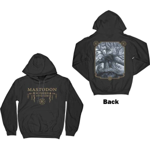Mastodon - Hushed & Grim Cover Back Bl Hoodie i gruppen MERCHANDISE / Hoodies / Hårdrock hos Bengans Skivbutik AB (5553211r)