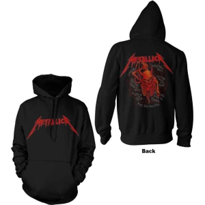 Metallica - Skull Screaming Red Uni Bl Hoodie i gruppen MERCHANDISE / Hoodies / Hårdrock hos Bengans Skivbutik AB (5553221r)