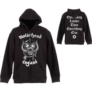 Motorhead - England Uni Bl Zip Hoodie i gruppen MERCHANDISE / Hoodies / Hårdrock hos Bengans Skivbutik AB (5553227r)