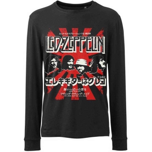 Led Zeppelin - Japanese Burst Uni Bl Longsleeve  i gruppen MERCHANDISE / T-shirt / Pop-Rock hos Bengans Skivbutik AB (5553296r)