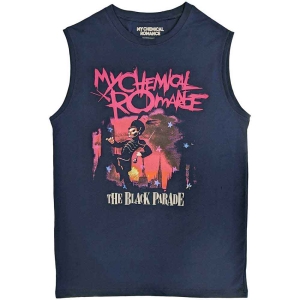 My Chemical Romance - March Uni Navy Tank Top i gruppen MERCHANDISE / T-shirt / Pop-Rock hos Bengans Skivbutik AB (5553300r)