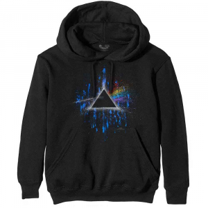 Pink Floyd - Dsotm Blue Splatter Uni Bl Hoodie  i gruppen MERCHANDISE / Hoodies / Pop-Rock hos Bengans Skivbutik AB (5553882r)