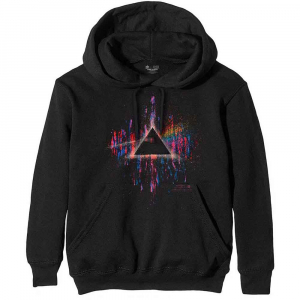 Pink Floyd - Dsotm Pink Splatter Uni Bl Hoodie  i gruppen MERCHANDISE / Hoodies / Pop-Rock hos Bengans Skivbutik AB (5553883r)