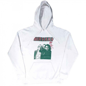 Nirvana - Flipper Uni Wht Hoodie i gruppen ÖVRIGT / Övrigt / aub hos Bengans Skivbutik AB (5553897r)