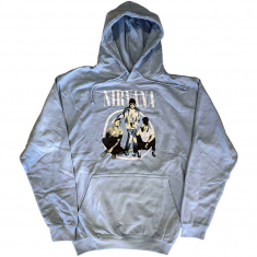 Nirvana - Trapper Hat Photo Lht Blue Hoodie i gruppen ÖVRIGT / Övrigt / aub hos Bengans Skivbutik AB (5553898r)