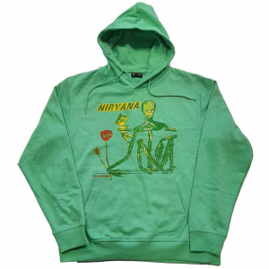 Nirvana - Incesticide Uni Green Hoodie i gruppen ÖVRIGT / Övrigt / aub hos Bengans Skivbutik AB (5553901r)