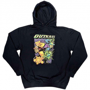 Outkast - Superheroes Uni Navy Hoodie i gruppen ÖVRIGT / Övrigt / aub hos Bengans Skivbutik AB (5553914r)
