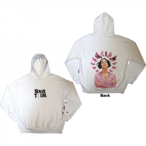 Olivia Rodrigo - Butterfly Halo Uni Wht Hoodie i gruppen ÖVRIGT / Övrigt / aub hos Bengans Skivbutik AB (5553917r)