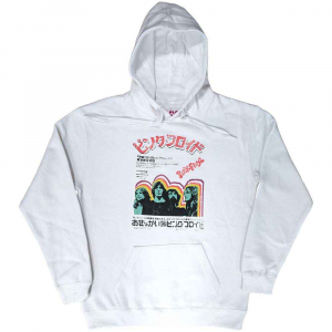 Pink Floyd - Japanese Poster Uni Wht Hoodie  i gruppen MERCHANDISE / Hoodies / Pop-Rock hos Bengans Skivbutik AB (5553929r)