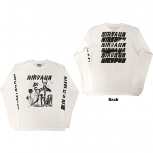 Nirvana - Incesticide Uni Wht Longsleeve i gruppen ÖVRIGT / Övrigt / aub hos Bengans Skivbutik AB (5554095r)