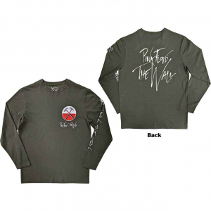 Pink Floyd - Wall Hammers Logo Green Longsleeve i gruppen ÖVRIGT / Övrigt / aub hos Bengans Skivbutik AB (5554117r)