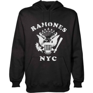 Ramones - Retro Eagle Nyc Uni Bl Hoodie  i gruppen MERCHANDISE / Hoodies / Punk hos Bengans Skivbutik AB (5554658r)