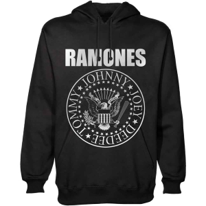 Ramones - Presidential Seal Uni Bl Hoodie  i gruppen MERCHANDISE / Hoodies / Punk hos Bengans Skivbutik AB (5554659r)