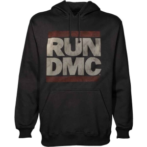 Run Dmc - Logo Uni Bl Hoodie  i gruppen MERCHANDISE / Hoodies / Hip Hop-Rap hos Bengans Skivbutik AB (5554665r)