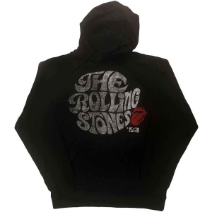 Rolling Stones - Swirl Logo 82 Uni Bl Eco Hoodie i gruppen MERCHANDISE / Hoodies / Pop-Rock hos Bengans Skivbutik AB (5554673r)