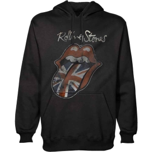 Rolling Stones - Union Jack Tongue Uni Bl Hoodie  i gruppen MERCHANDISE / Hoodies / Pop-Rock hos Bengans Skivbutik AB (5554675r)