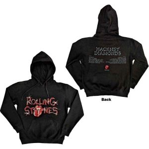 Rolling Stones - Hackney Diamonds Glass Logo Bl Hoodie  i gruppen MERCHANDISE / Hoodies / Pop-Rock hos Bengans Skivbutik AB (5554688r)