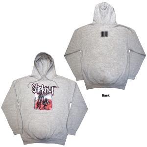 Slipknot - Self-Titled Uni Grey Hoodie i gruppen MERCHANDISE / Hoodies / Hårdrock hos Bengans Skivbutik AB (5554722r)