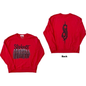 Slipknot - Choir Uni Red Sweatshirt  i gruppen MERCHANDISE / Hoodies / Hårdrock hos Bengans Skivbutik AB (5554726r)