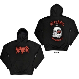 Slayer - Slatanic Uni Bl Hoodie i gruppen MERCHANDISE / Hoodies / Hårdrock hos Bengans Skivbutik AB (5554737r)