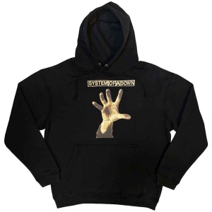 System Of A Down - Hand Uni Bl Hoodie  i gruppen MERCHANDISE / Hoodies / Hårdrock hos Bengans Skivbutik AB (5554746r)