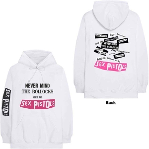 Sex Pistols - Nmtb Uni Wht Hoodie  i gruppen MERCHANDISE / Hoodies / Punk hos Bengans Skivbutik AB (5554751r)