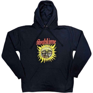 Sublime - Yellow Sun Uni Navy Hoodie  i gruppen MERCHANDISE / Hoodies / Punk hos Bengans Skivbutik AB (5554754r)