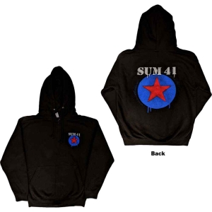 Sum 41 - Star Logo Uni Bl Zip Hoodie  i gruppen MERCHANDISE / Hoodies / Punk hos Bengans Skivbutik AB (5554756r)