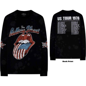 Rolling Stones - Us Tour 78 Uni Bl Longsleeve  i gruppen MERCHANDISE / T-shirt / Pop-Rock hos Bengans Skivbutik AB (5554902r)