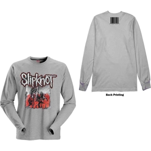 Slipknot - Self-Titled Uni Grey Longsleeve  i gruppen MERCHANDISE / T-shirt / Hårdrock hos Bengans Skivbutik AB (5554914r)