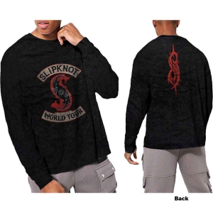 Slipknot - Patched Up Bl Dip-Dye Longsleeve i gruppen MERCHANDISE / T-shirt / Hårdrock hos Bengans Skivbutik AB (5554915r)