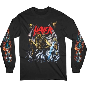 Slayer - Airbrush Demon Uni Bl Longsleeve  i gruppen MERCHANDISE / T-shirt / Hårdrock hos Bengans Skivbutik AB (5554919r)