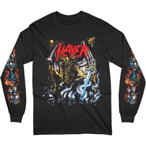 Slayer - Airbrush Demon Uni Bl Longsleeve i gruppen MERCHANDISE / T-shirt / Hårdrock hos Bengans Skivbutik AB (5554919r)