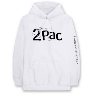 Tupac - I See No Changes Uni Wht Hoodie  i gruppen MERCHANDISE / Hoodies / Hip Hop-Rap hos Bengans Skivbutik AB (5555267)