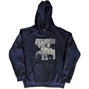 The Beatles - Reverse Revolver Navy Hoodie  i gruppen MERCHANDISE / Hoodies / Pop-Rock hos Bengans Skivbutik AB (5555312r)