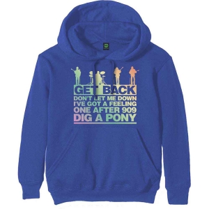 The Beatles - Get Back Gradient Uni Blue Hoodie  i gruppen MERCHANDISE / Hoodies / Pop-Rock hos Bengans Skivbutik AB (5555313r)