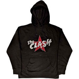 Clash - Star Logo Uni Bl Hoodie  i gruppen MERCHANDISE / Hoodies / Punk hos Bengans Skivbutik AB (5555342r)