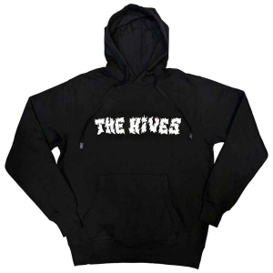 Hives - Flames Logo Uni Bl Hoodie  i gruppen MERCHANDISE / Hoodies / Punk hos Bengans Skivbutik AB (5555350r)