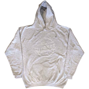 Strokes - Distressed Magna Mono Grey Hoodie  i gruppen MERCHANDISE / Hoodies / Pop-Rock hos Bengans Skivbutik AB (5555362r)