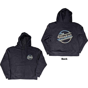 Strokes - Og Magna Uni Navy Zip Hoodie  i gruppen MERCHANDISE / Hoodies / Pop-Rock hos Bengans Skivbutik AB (5555364r)