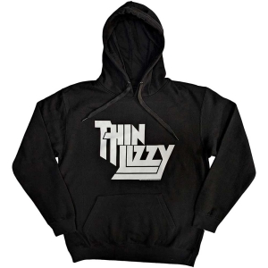 Thin Lizzy - Stacked Logo Uni Bl Hoodie  i gruppen MERCHANDISE / Hoodies / Hårdrock hos Bengans Skivbutik AB (5555366r)