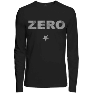 Smashing Pumpkins - Zero Distress Print Bl Longsleeve  i gruppen MERCHANDISE / T-shirt / Pop-Rock hos Bengans Skivbutik AB (5555503r)