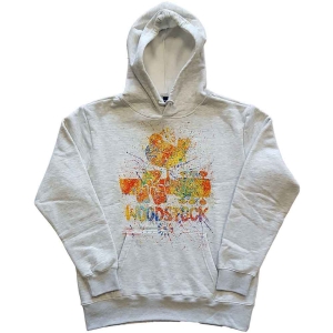 Woodstock - Splatter Uni Off Wht Hoodie  i gruppen MERCHANDISE / Hoodies / Pop-Rock hos Bengans Skivbutik AB (5555593r)